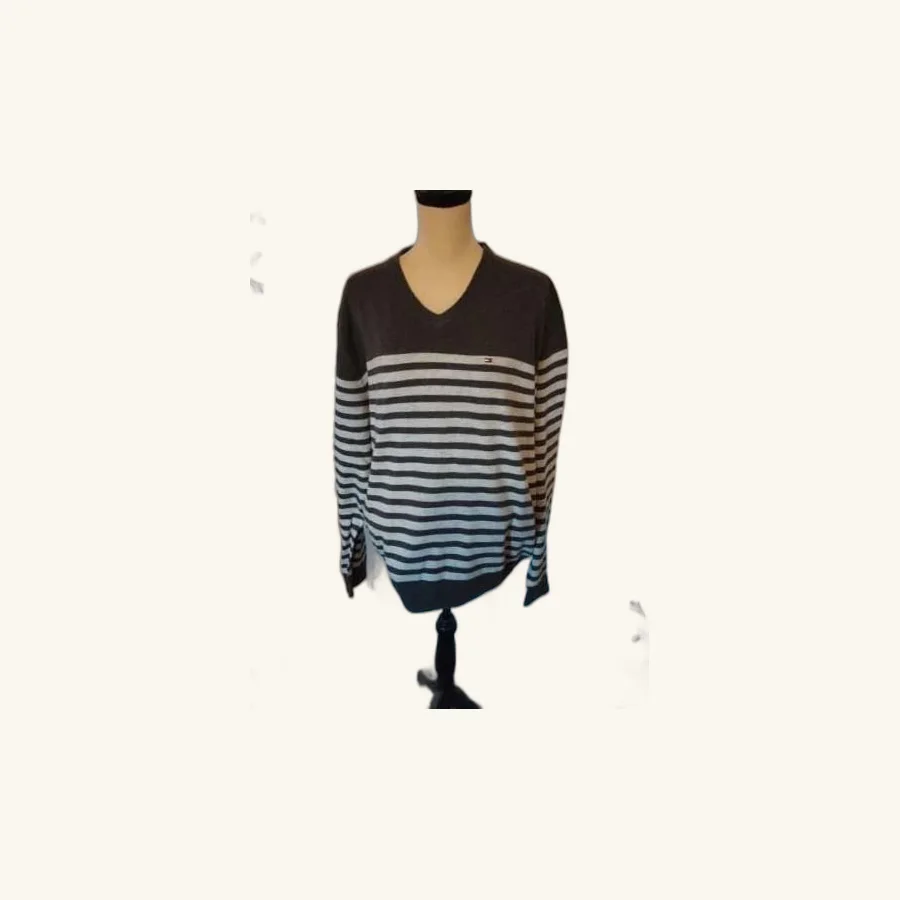 Pull Tommy Hilfiger à rayures taille XL