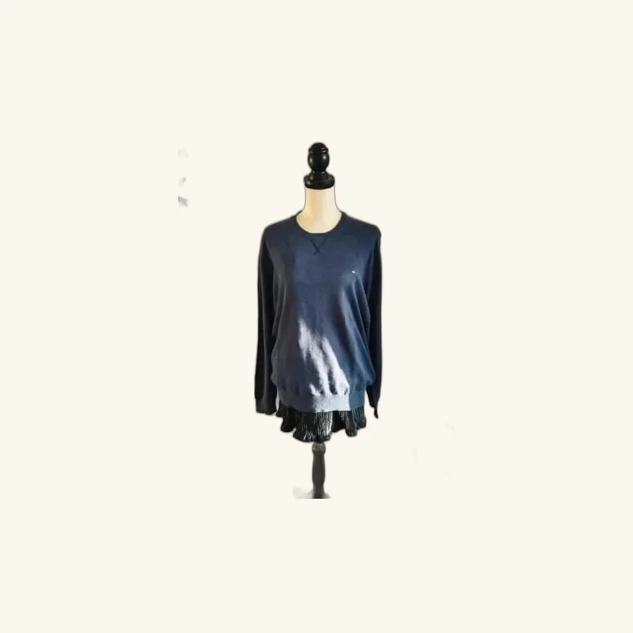 Pull Tommy Hilfiger bleu L
